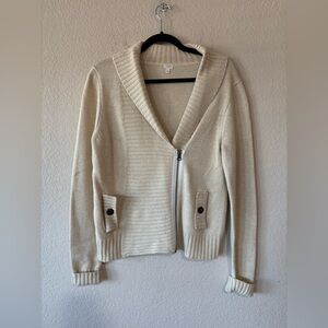 J. Crew Cream Women's Cardigan Sweater